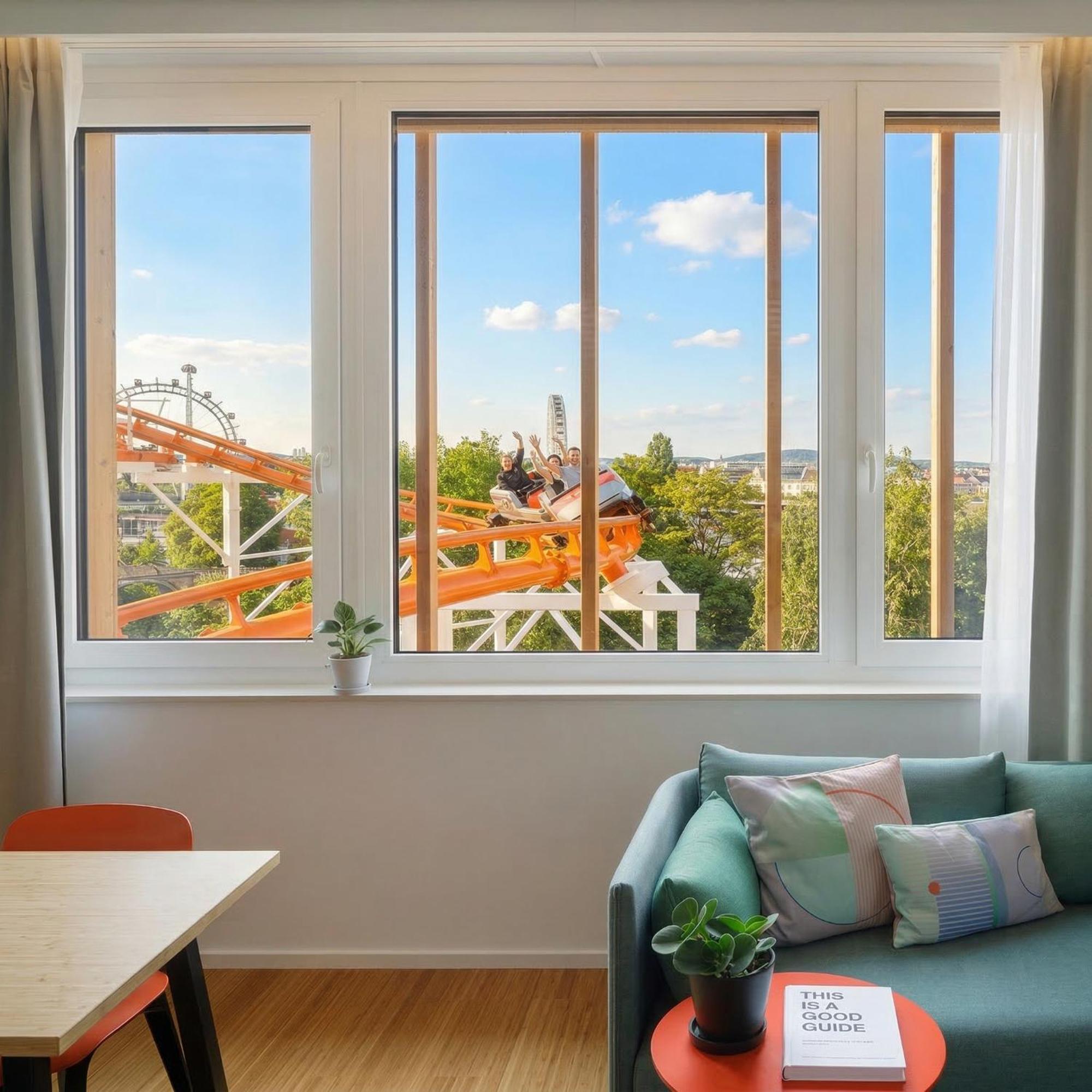 Loft Rollercoaster View